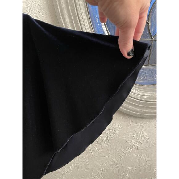 Jessica Howard Women’s Navy Velvet Split Sleeve Blouson Dress 12 NWT - Picture 6 of 9